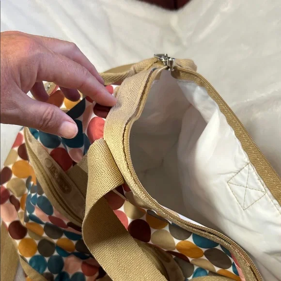 Lesportsac Multicolor Polka Dot Travel Bag - Picture 8 of 8
